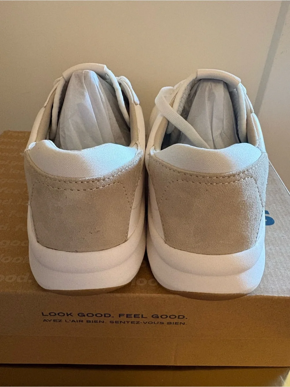 Dr. Scholl’s White Leather Sneaker